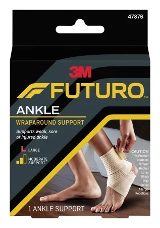 3M Futuro Ankle Wrap Large Pull-On / Hook and Loop Closure Left or Right Ankle – 47876EN