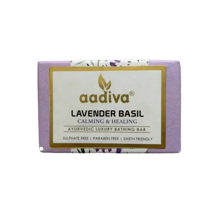Aadiva Lavender Basil Bar Soap (100 g) #10089108