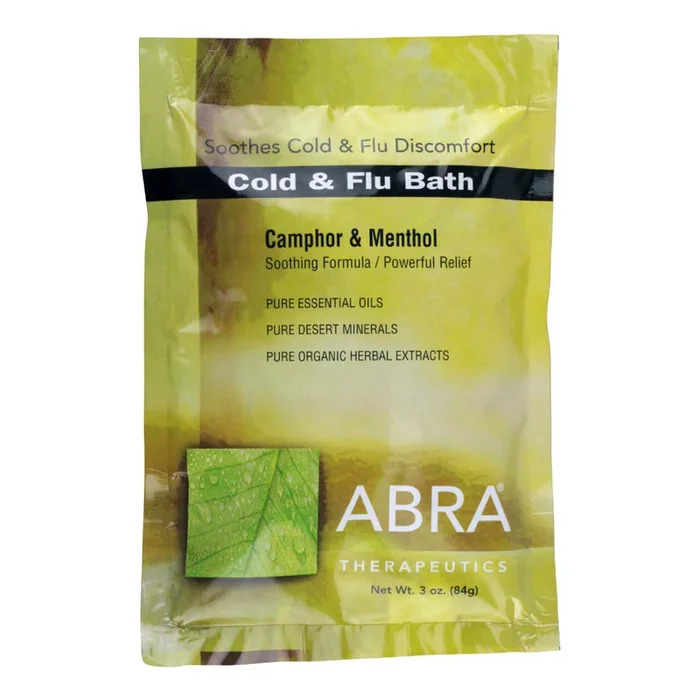 Abra Cold Flu (Camphor + Menthol) Bath Salts (3 oz) #19131