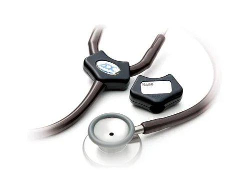 ADC Stethoscope ID Tags Black Premium
