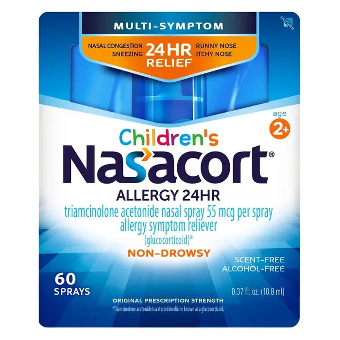 Alivio de alergia nasacort infantil spray nasal