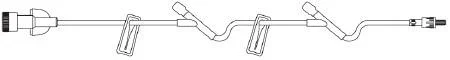 Amsino International Extension Set 32 Inch Tubing 2 Ports DEHP-Free – 3201
