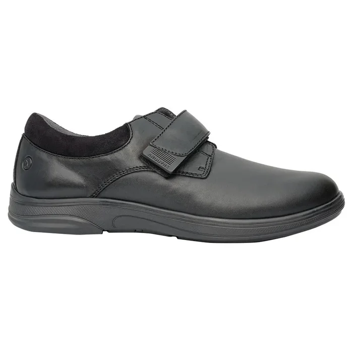 Anodyne No. 66 Men’s Casual Comfort Stretch Shoes – Black Stretch