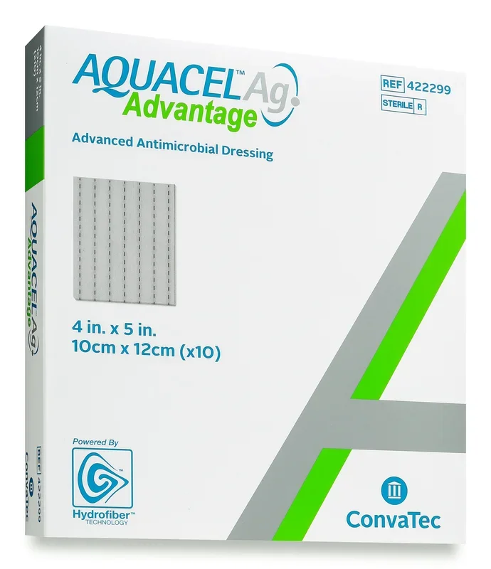 AQUACEL Ag Advantage Dressing, 4″ x 5″ – Replaces Item 51420677