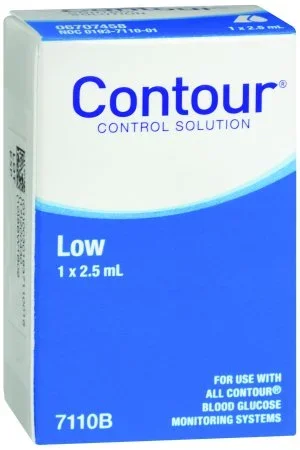 Ascensia Diabetes Care Contour Control Solution Blood Glucose 2.5 mL Low – 7110B