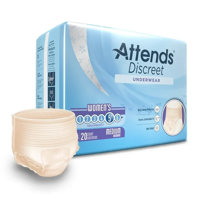 Attends Discreet Women’s Underwear, Level 5 -Female
