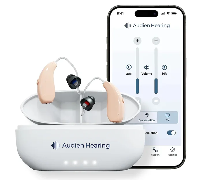 Audien Hearing Ion PRO OTC Hearing Aid with App and Phone Answering