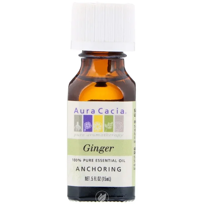 Aura Cacia Essential Oil Ginger 0.5 Ounce