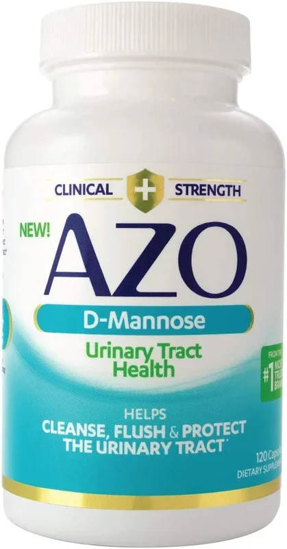 AZO D-Mannose Urinary Tract Health, 120 capsules