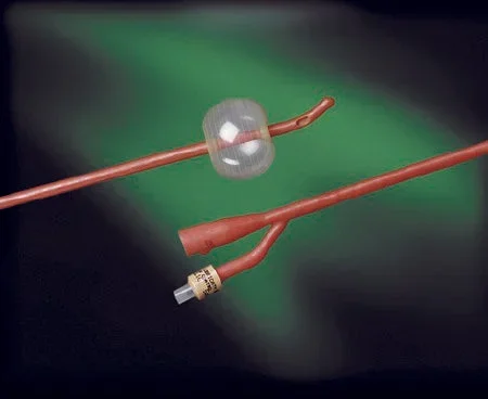 Bard Bardex Lubricath Foley Catheter 2-Way Coude Tip 5 cc Balloon 16 Fr. Hydrophilic Polymer Coated Latex – 0102L16