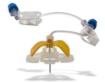 Bard LiftLoc Huber Infusion Set 22 Gauge 1 Inch 8 Inch Tubing Y-Site Injection Port – 662210