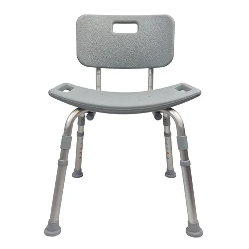 Bathroom Perfect Shower Chair with Back by Blue Jay Each