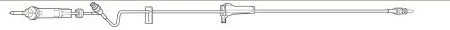 Baxter Clearlink Administration Set 10 Drops / mL Drip Rate 106 Inch Tubing 1 Port – 2C8515