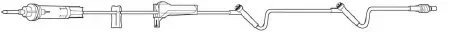 Baxter Interlink Mini Drip Administration Set 60 Drops / mL Drip Rate 92 Inch Tubing 2 Ports – 2C6424