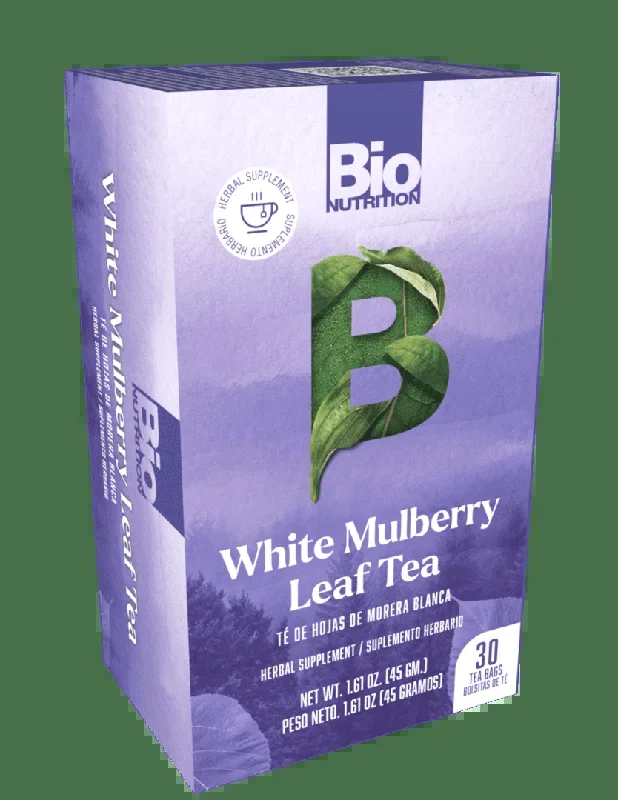 BIO NUTRICIÓN Bolsas de té de hoja de morera blanca 30 Ct
