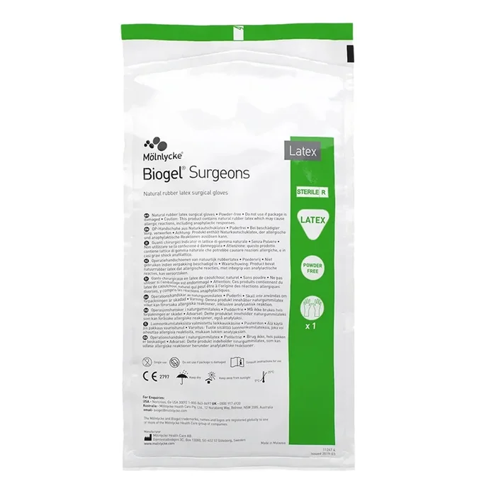 Biogel Surgeons Latex Standard Cuff Length Surgical Glove