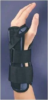 Bird & Cronin Cinch-Lock Wrist / Forearm Splint Aluminun / Foam Left Hand Black Small – 8145412