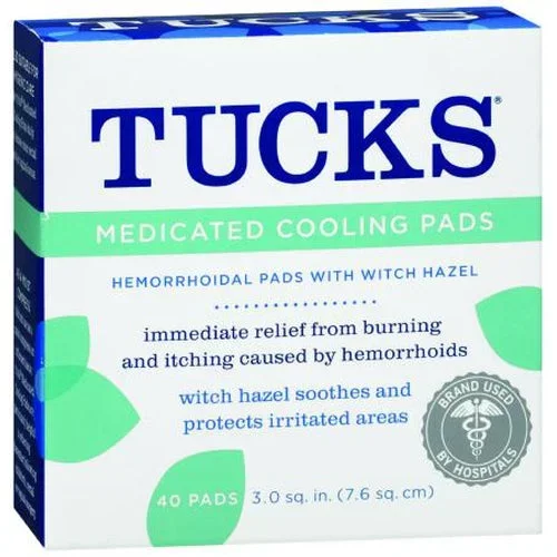 Blistex Hemorrhoid Relief Tucks Pad JR 40 Per Box