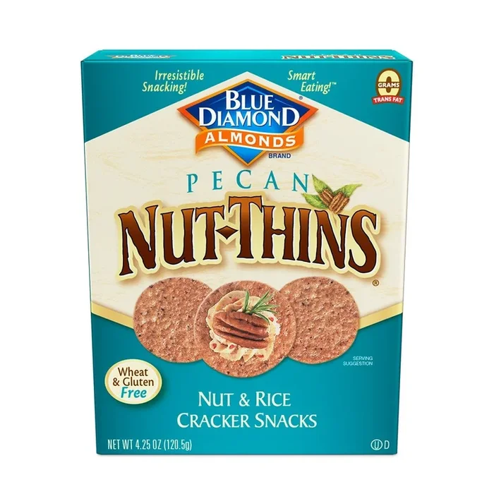 Blue Diamond Pecan Nut-Thins Cracker Crisps, 4.25 Ounce
