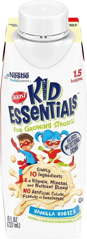 Boost Kid Essentials 1.5 Balanced Nutritional Drink for Children, 8 fl oz. Carton