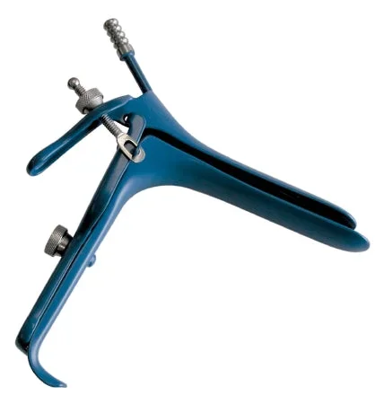 BR Surgical BR Surgical Electrosurgical Vaginal Speculum Pederson NonSterile Surgical Grade Coated German Stainless Steel Large With PSE Tube Reusable Without Light Source Capability – BR71-12053