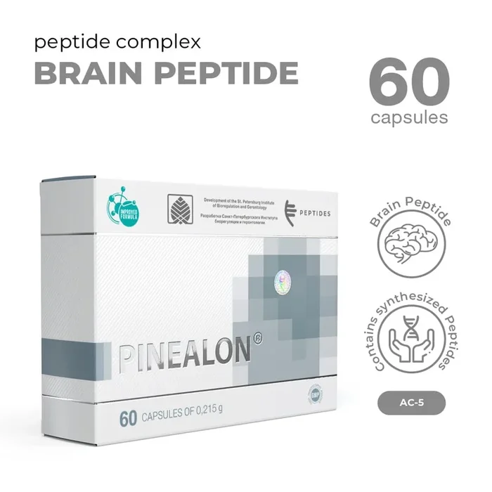 Brain Cell Bioregulator (Pinealon®) – 60 Caps