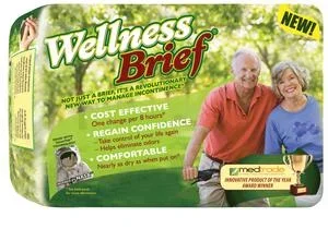 Brief Original Super Absorbent Adult Diaper by Unique Wellness
