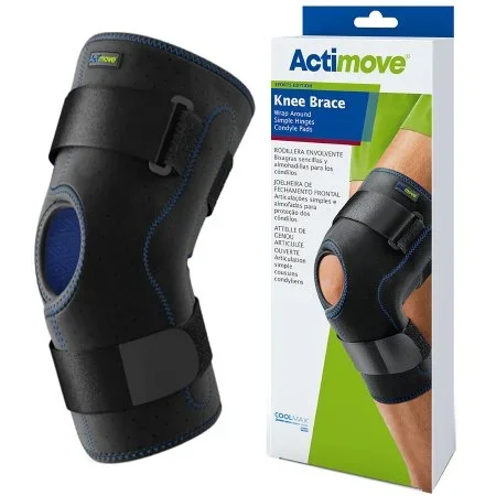 Bsn Medical Hinged Knee Brace Actimove Sports Edition Small Wraparound / D-Ring / Hook And Loop Strap Closure 14 To 16 Inch Thigh Circumference Left Or Right Knee – 7311801