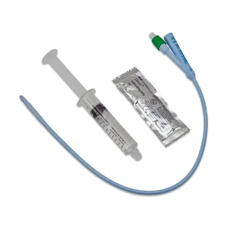Cardinal Dover Foley Catheter 2-Way Council Tip 5 cc Balloon 24 Fr. Silicone – 40524L