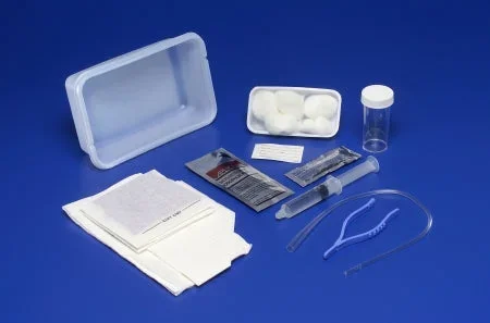Cardinal Dover Intermittent Catheter Tray Open System / Urethral 14 Fr. Without Balloon Red Rubber – 8887600057