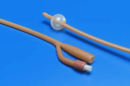 Cardinal Kenguard Foley Catheter 2-Way Standard Tip 30 cc Balloon 22 Fr. Silicone Oil Coated Latex – 3614-