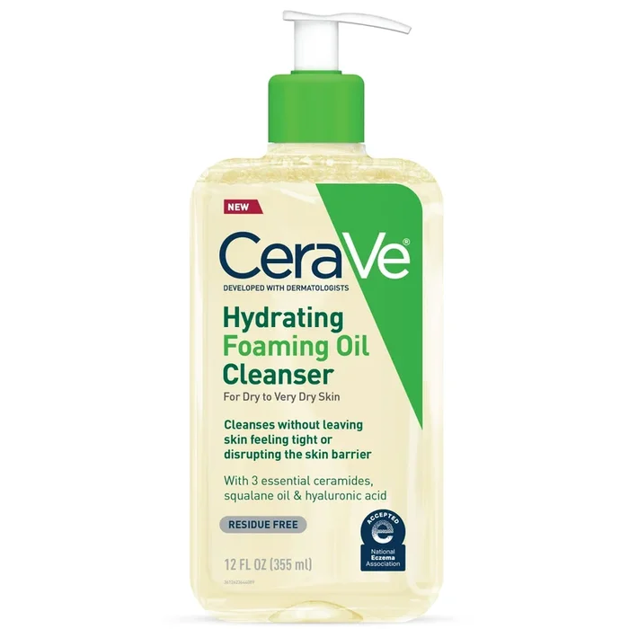 Cerave Hydrating Foaming Oil Cleanser 12oz