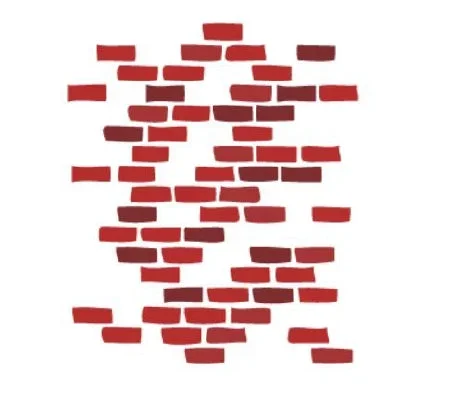 Clinton Industries Clinton Kids 1 Each Brick Wall Picture Sticker – 02-CC