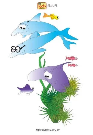 Clinton Industries Sea Life Wall Sticker – 08-CC