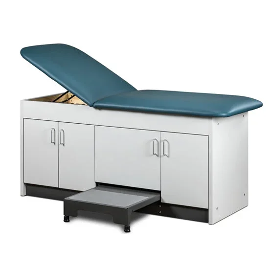 Clinton Industries TABLE, EXAM STEP-ON MANUAL 4DOOR SLATE GRY/ROYAL BLU 30″ – 9704-30-1SG-3RB