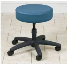 Clinton Industries Value Series Exam Stool Backless Pneumatic Height Adjustment 5 Casters Slate Blue – 2130-SB
