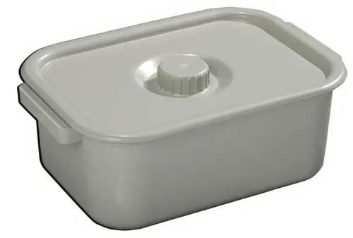 Commode Pail Bariatric Gray