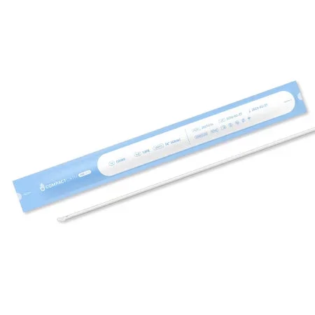 CompactCath CompactCath OneCath Urethral Catheter Coude Tip PVC 12 Fr. 16 Inch – 202-1612