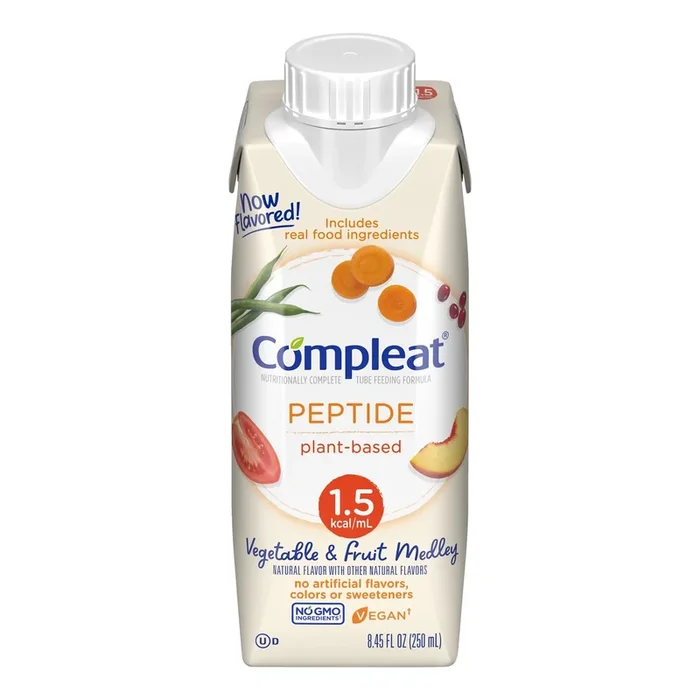 Compleat® Peptide 1.5 Cal Oral Supplement / Tube Feeding Formula, 8.45 oz. Carton