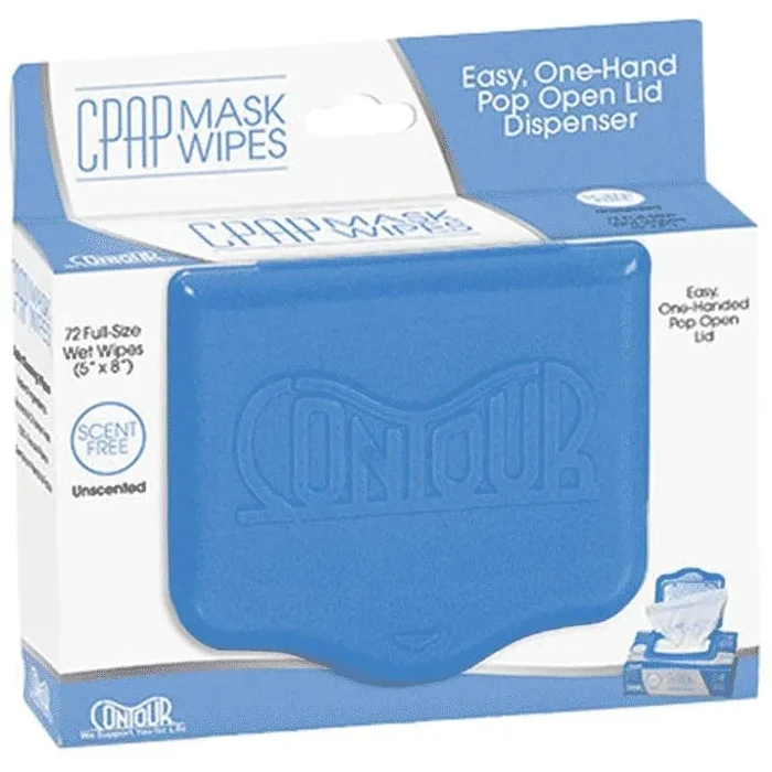 Contour CPAP Mask Wipes Unscented 72 CT