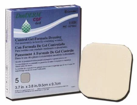 Convatec DuoDERM CGF Hydrocolloid Dressing 6 X 6 Inch Square Sterile – 187661