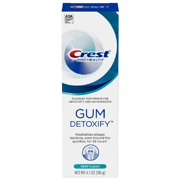 Crest Gum Detoxify Toothpaste Deep Clean 3.7 oz