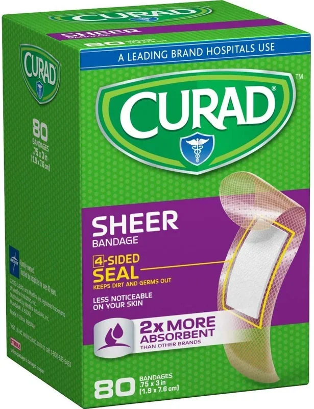 Curad Sheer vendas 80 CT