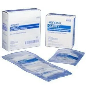 Curity Non-Adhering Oil Emulsion Dressing, 3″ x 16″ Rectangle
