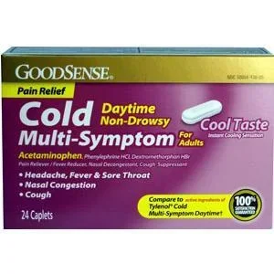 Day and Night Time Multi-Symptom Cold Caplet (20 Count)