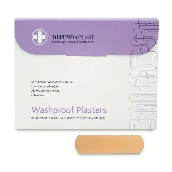 Dependaplast Washproof Plasters – 7cm x 2cm x 100