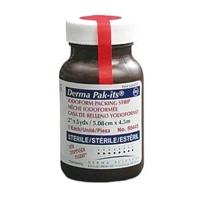 Derma Sciences Iodoform Packing Strip Jar 1/4″ x 5 yds