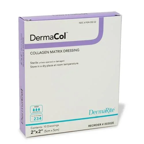 Dermarite DermaCol™ Collagen Matrix Wound Dressing, 2″ x 2″