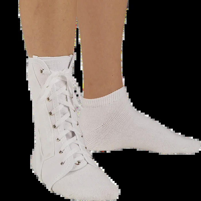 DeRoyal Canvas Lace-Up Ankle Brace