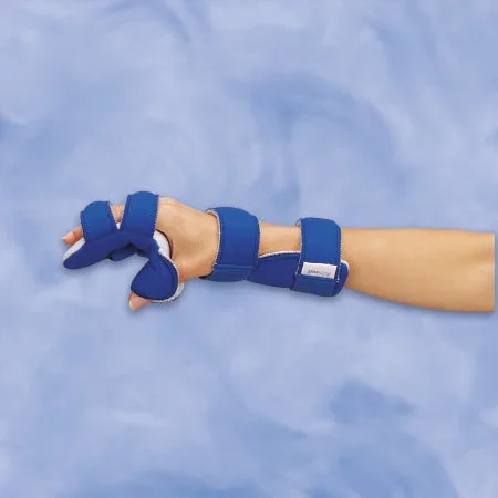 Deroyal Resting Hand Splint Lmb Wire / Foam Left Hand Blue Large – 325DL